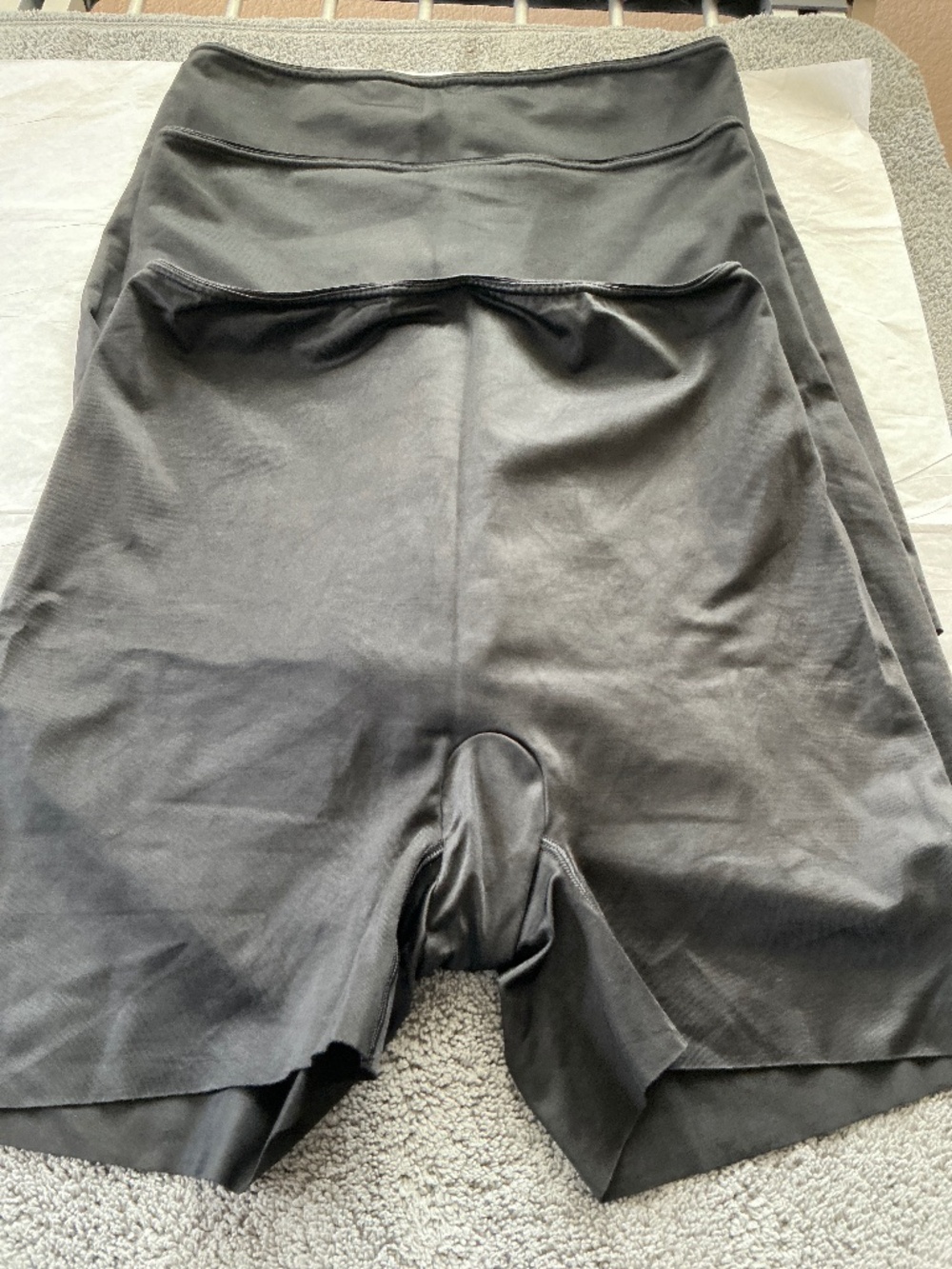 SPANX Charcoal Black High-Waist Slimming Shorts